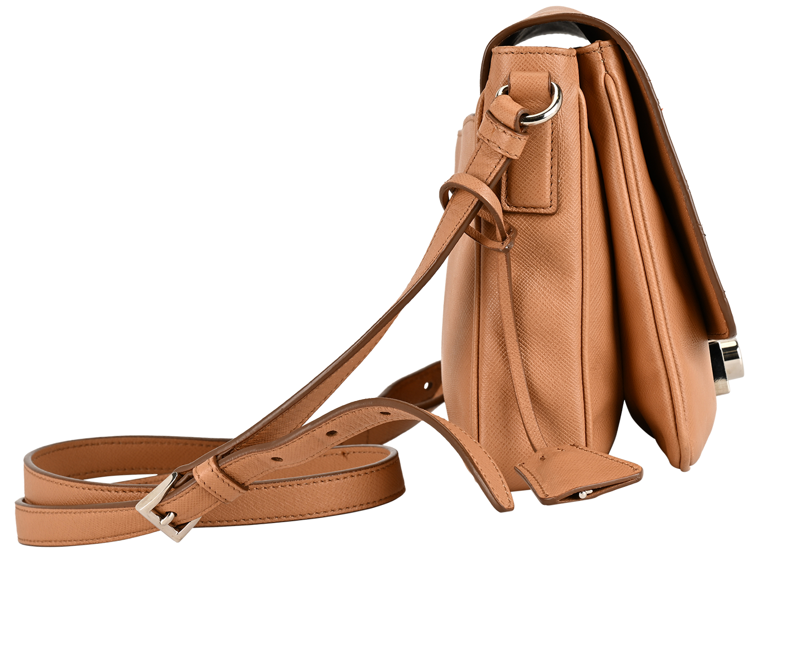 Righe Sound Lock Satchel, &pound;375, Handbags, Brown, Leather, Side view